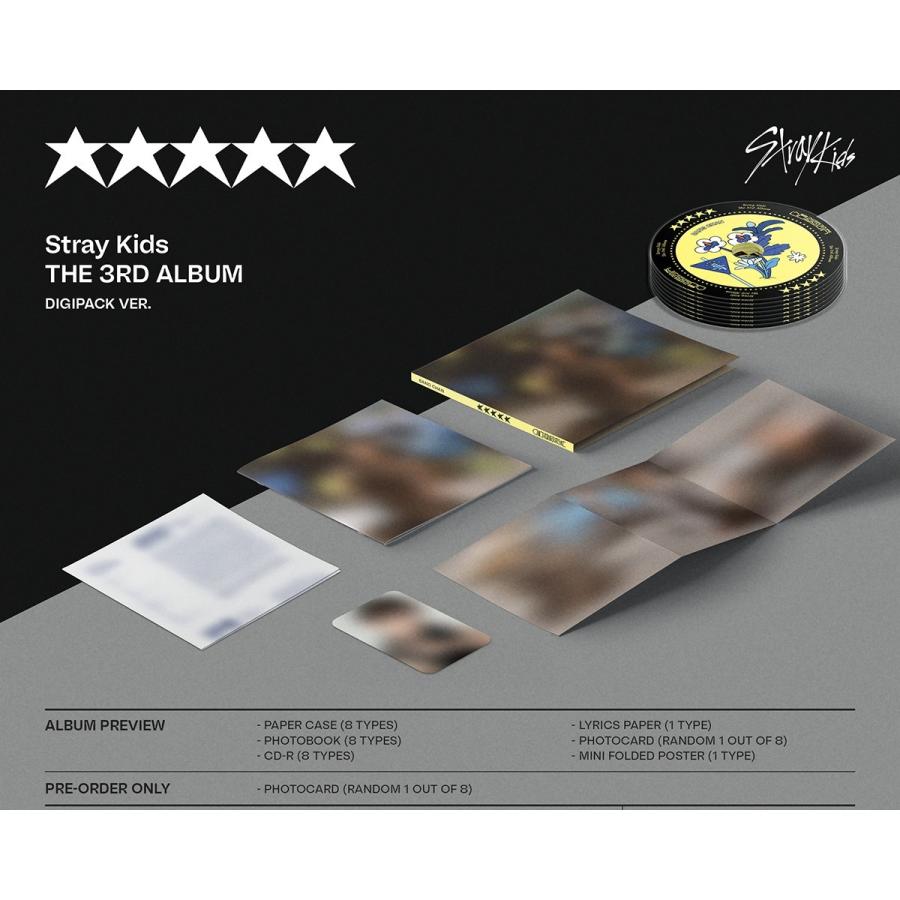 StrayKids 公式グッズ 3rd FullAlbum 5-STAR DIGIPACK VER. アルバム