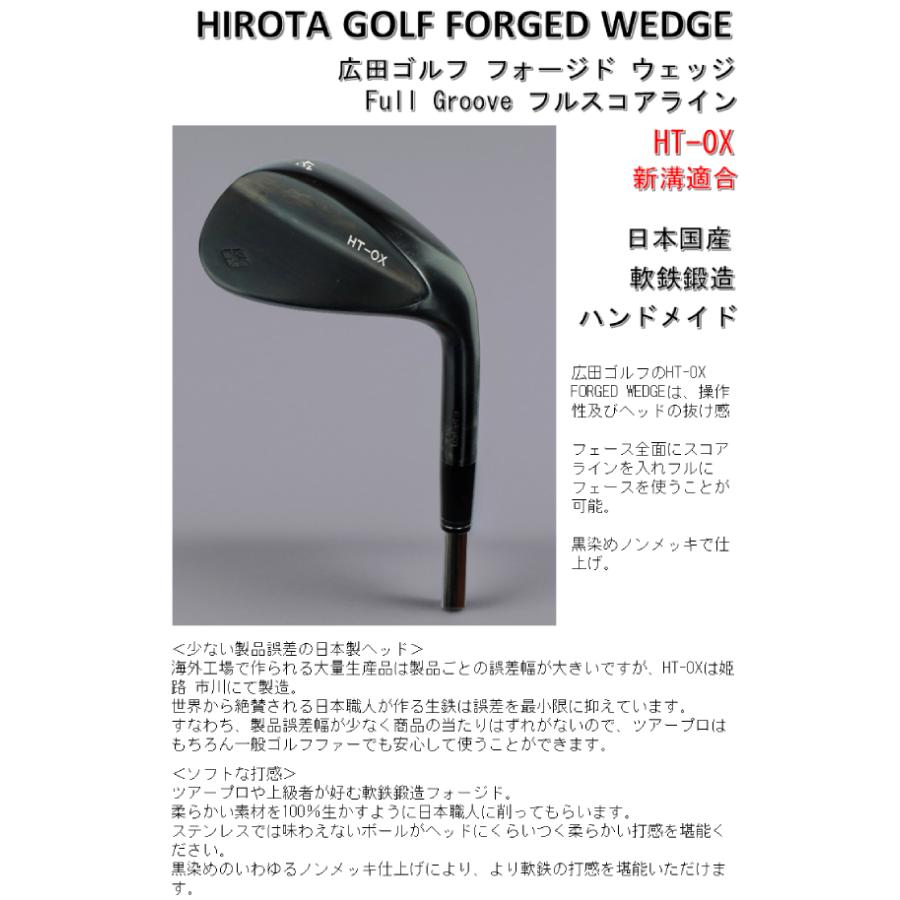 広田ゴルフ 日本国産 ハンドメイド 軟鉄鍛造 新溝 フルスコアライン