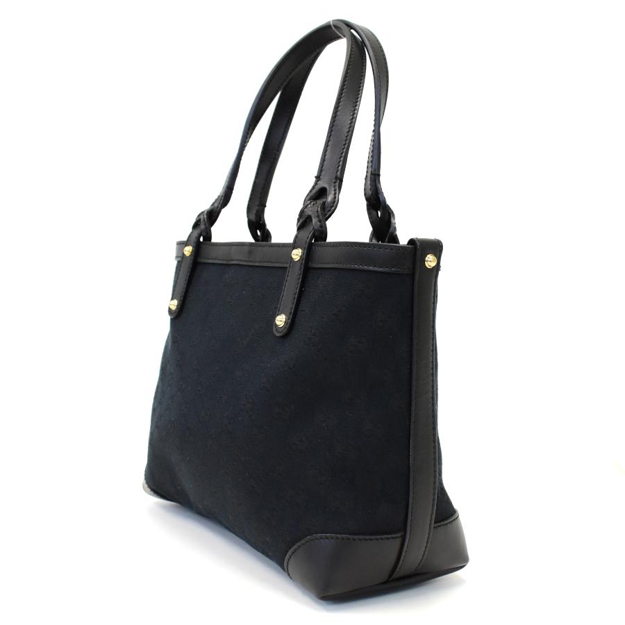 GUCCI（グッチ） トートバッグ ポーチ付 269878 GGキャンバス ブラック