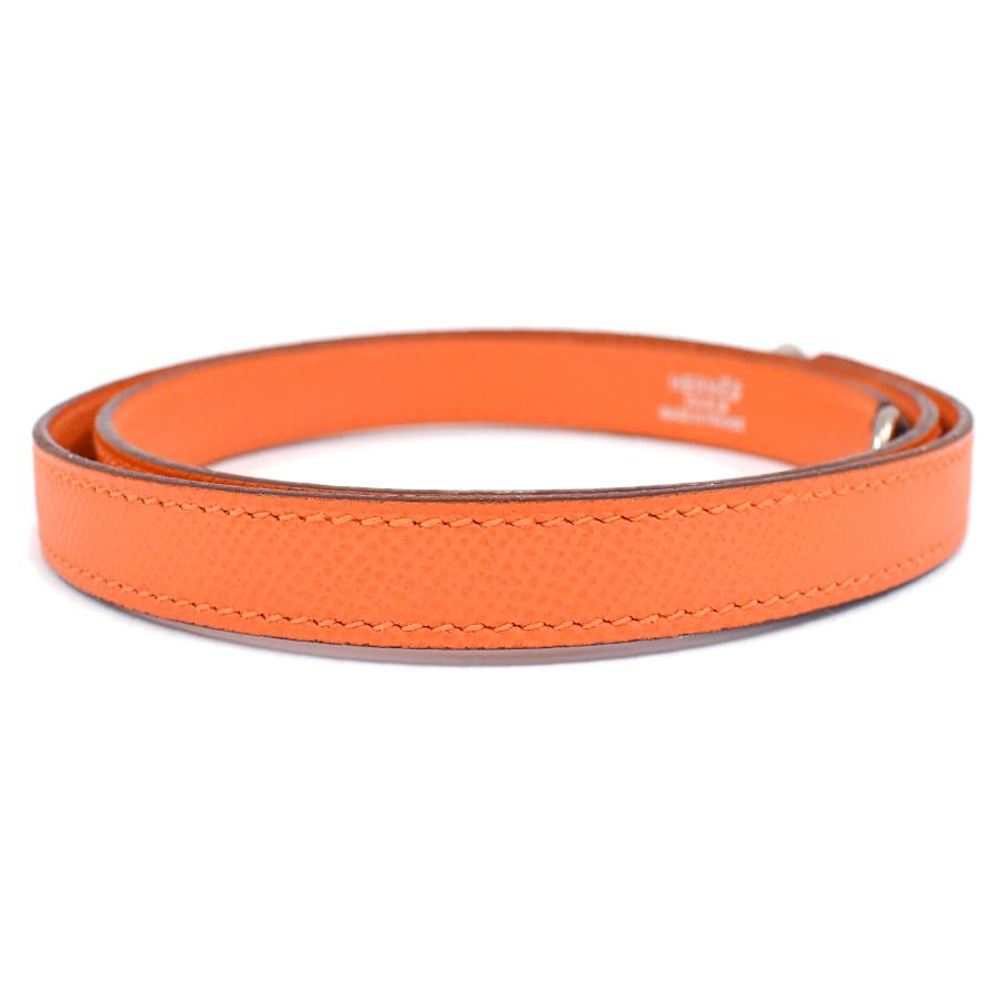 HERMES（エルメス） 1点限定 ショルダーストラップ レザー オレンジ系