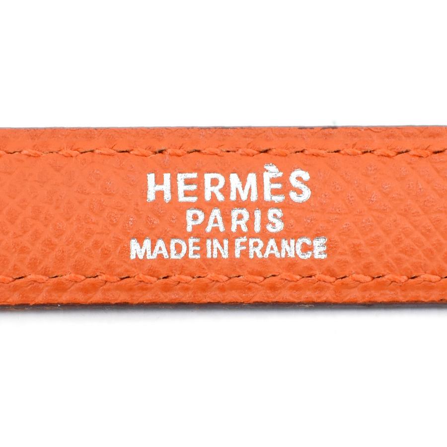HERMES（エルメス） 1点限定 ショルダーストラップ レザー オレンジ系