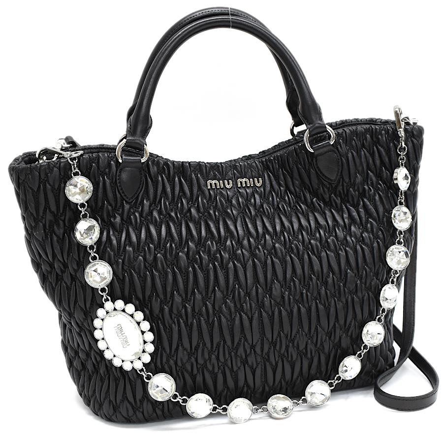miu miu（ミュウミュウ） 新品同様 2way ハンドバッグ ショルダー