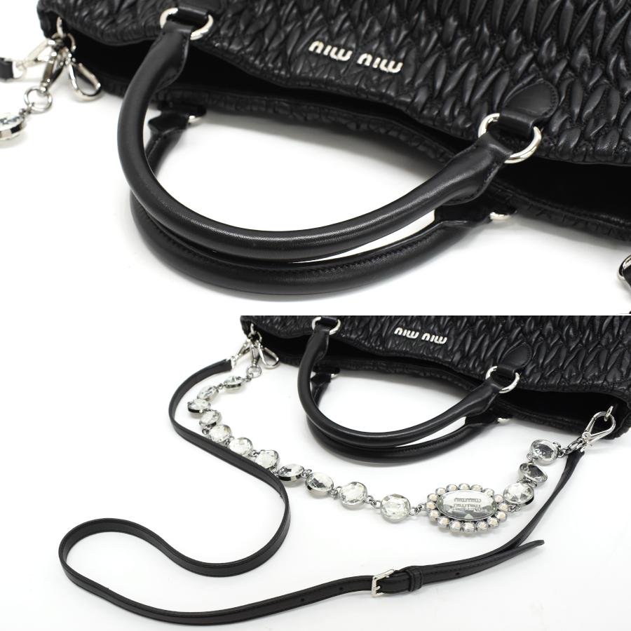 miu miu（ミュウミュウ） 新品同様 2way ハンドバッグ ショルダー