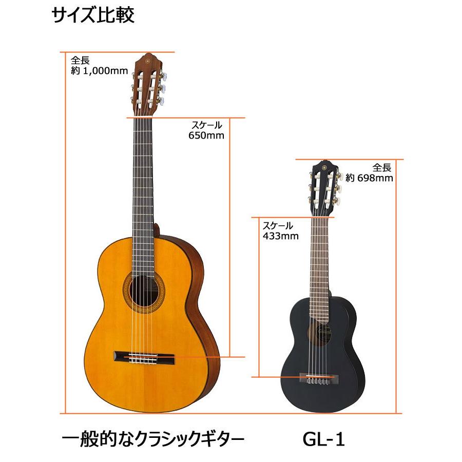 YAMAHA（ヤマハ） ギタレレ GL-1 BL コンパクトギター : 楽器のこと