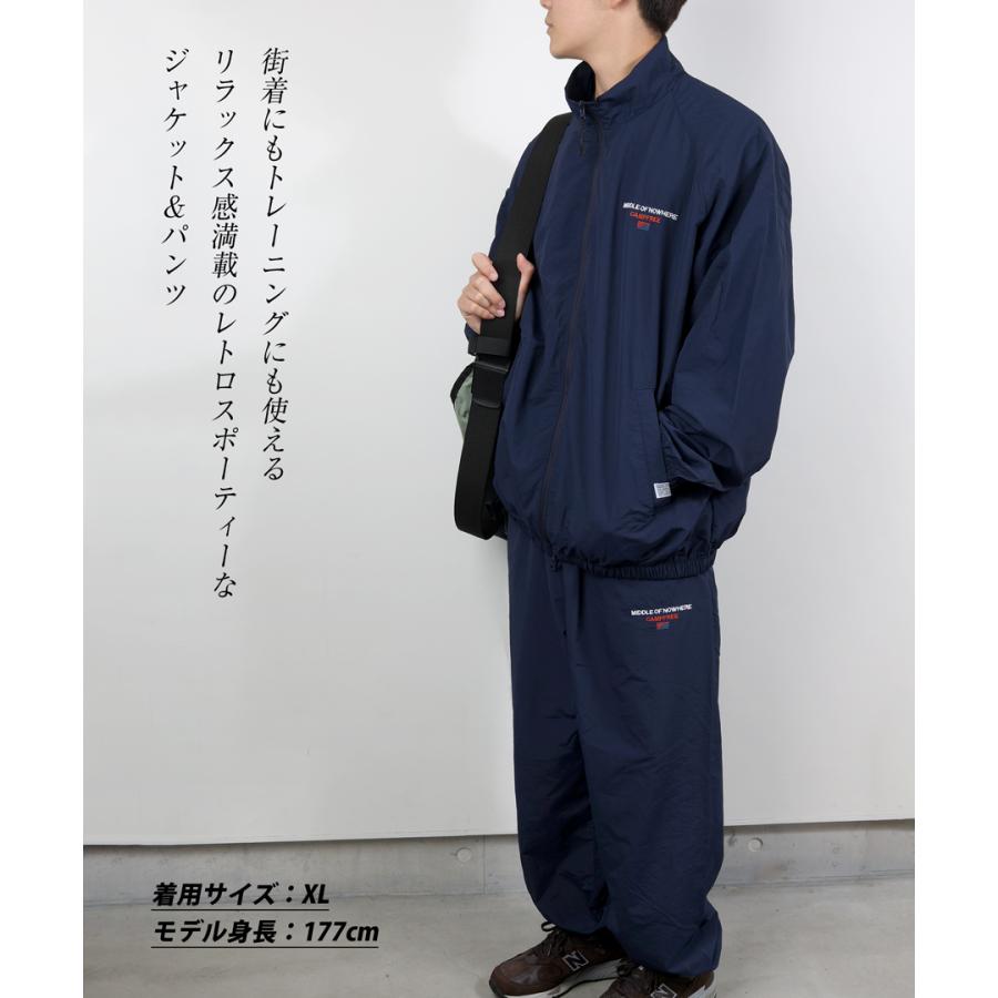 トラックスーツ 上下 メンズ レディース ナイロンジャケット ナイロン