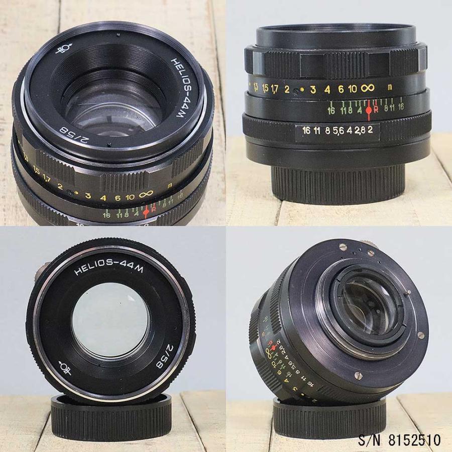 Helios-44M 58mm F2 M42 単焦点レンズ 前後キャップ Helios-44M 58mm