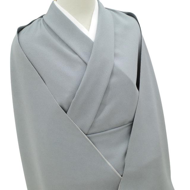 江戸小紋 着物 着尺 反物 正絹 極鮫 錆御納戸 ブルーグレー 鮫 丹後