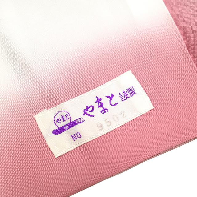 本場結城紬 着物 未使用 正絹 高機 濃退紅色 モーヴピンク カジュアル