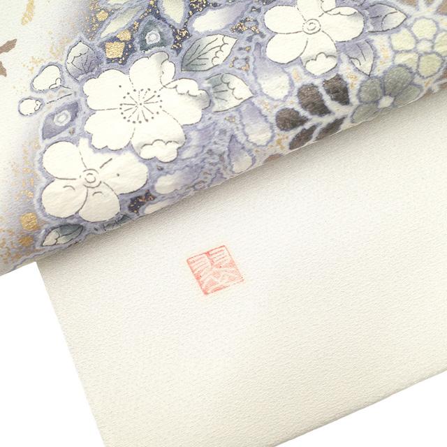 袋帯 未使用 フォーマル 正絹 桐屋 翠山工房 落款 十日町 辻が花 絞り