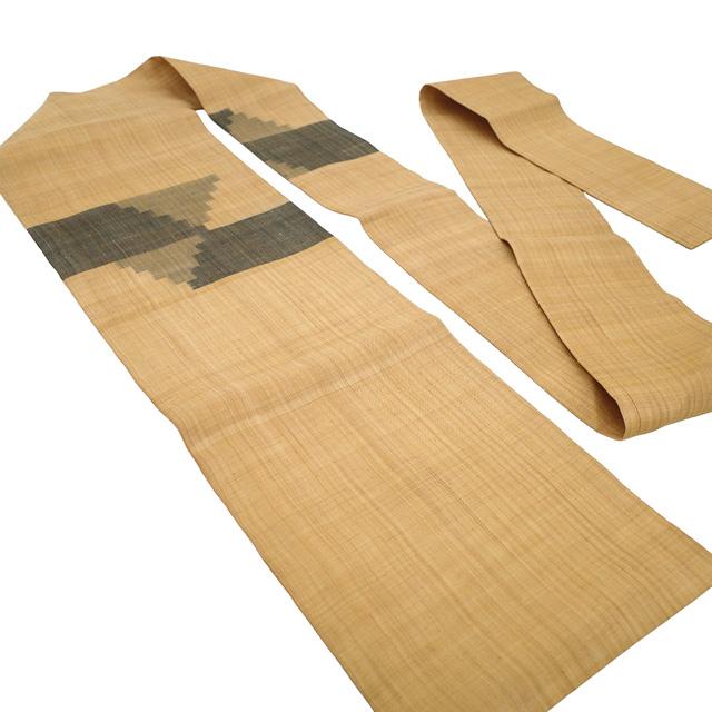 夏物 喜如嘉 の 芭蕉布 重要無形文化財 名古屋帯 未使用 九寸 沖縄県