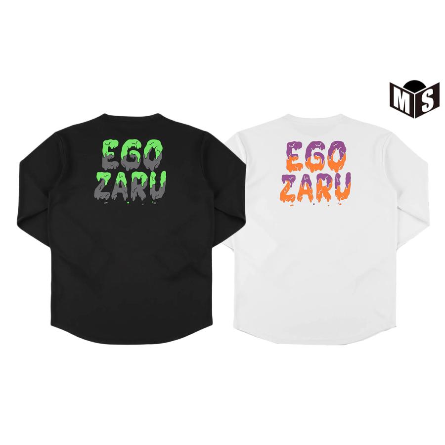 EGOZARU（エゴザル） クリーピーロゴ ロングスリーブTシャツ