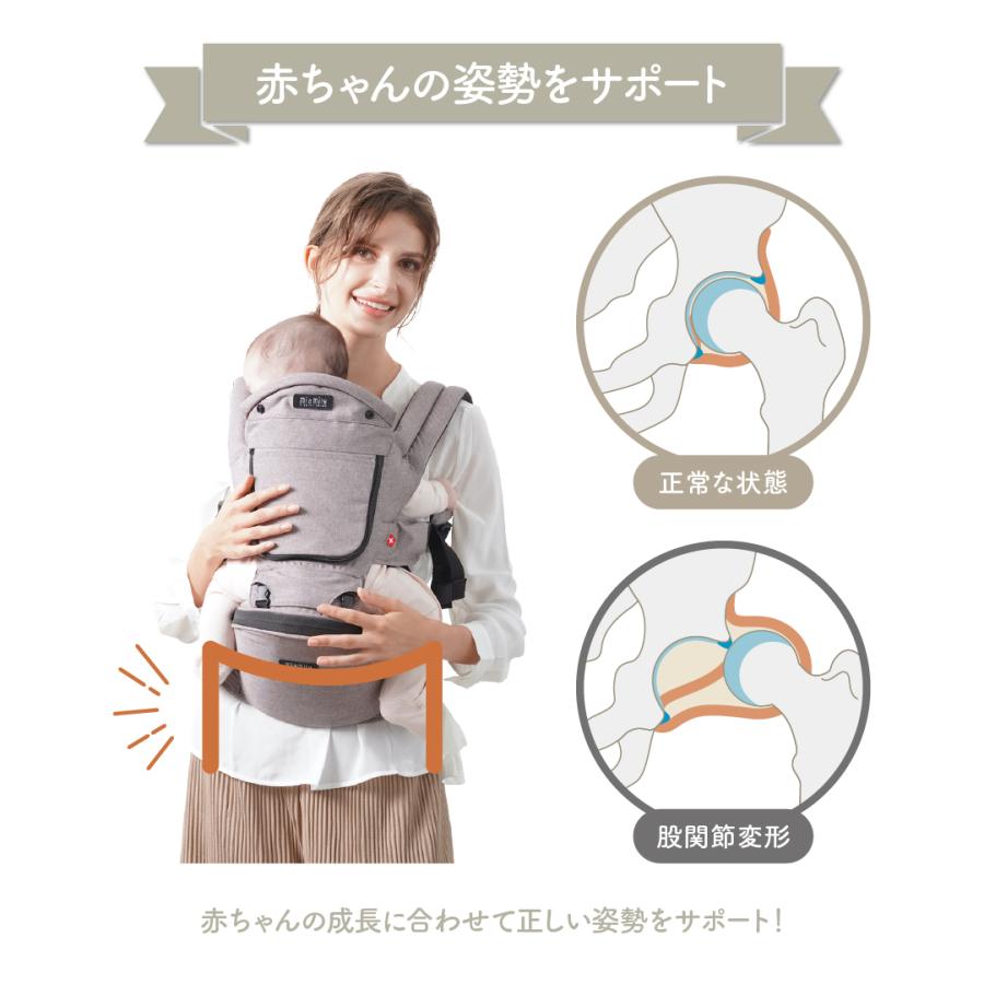 MiaMily ミアミリー 公式 ヒップシート 抱っこ紐 ヒップスタープラス