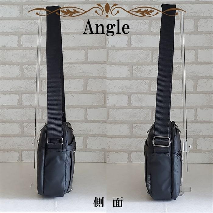 特典付き ショルダー バッグ メンズ 2室式 軽量 A5 鞄 無地 BLAZER