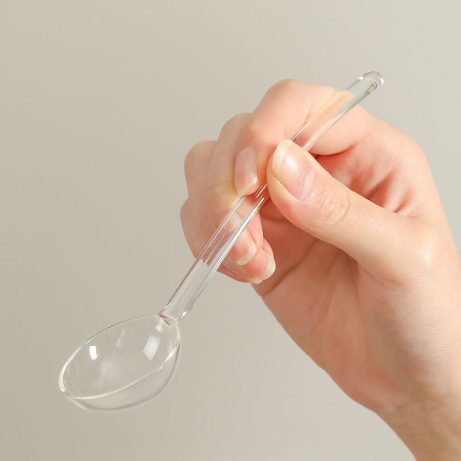 廣田硝子 ガラス製 耐熱性スプーン7659 日本製 消毒 煮沸 爆買 : 京都