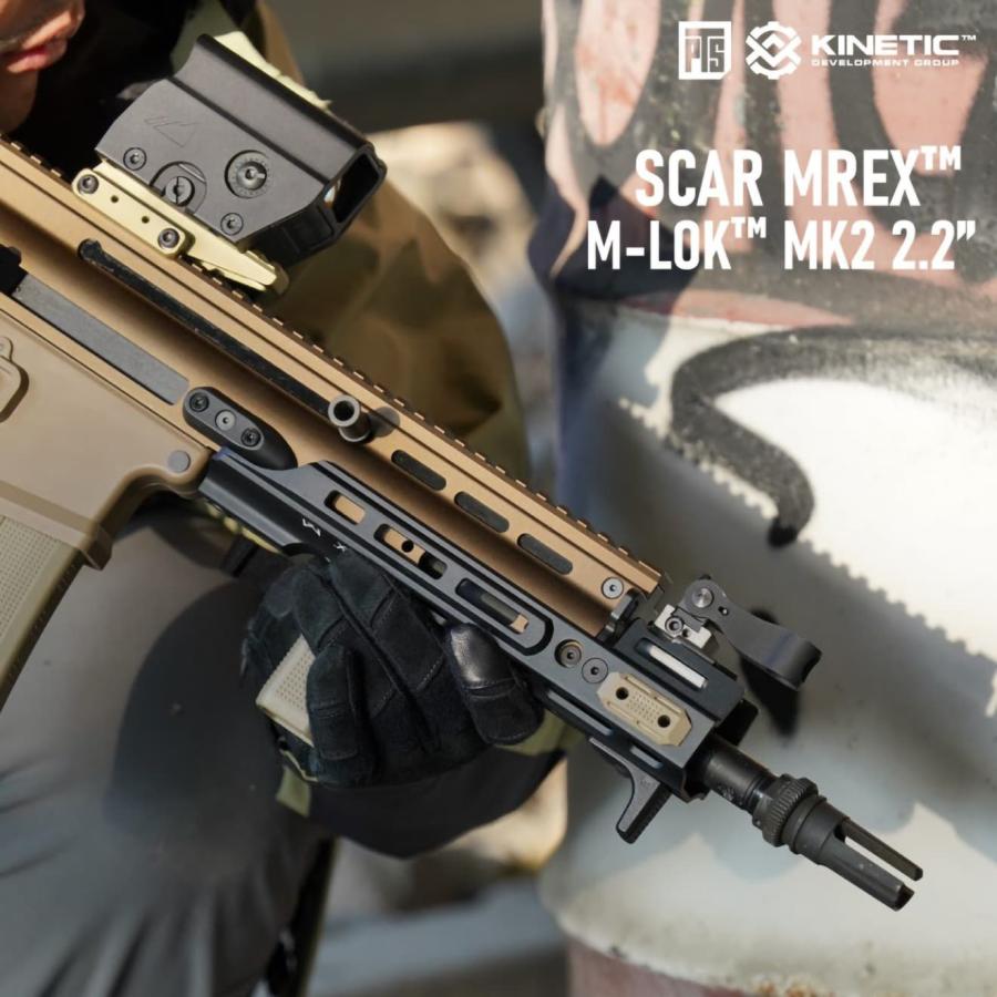 PTS-KN0011 PTS Kinetic SCAR MREX M-Lok Mk.2 2.2インチ