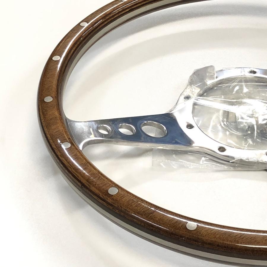 モトリタMK3ウッドステアリング・13インチ ディッシュ : ミニマルヤマ