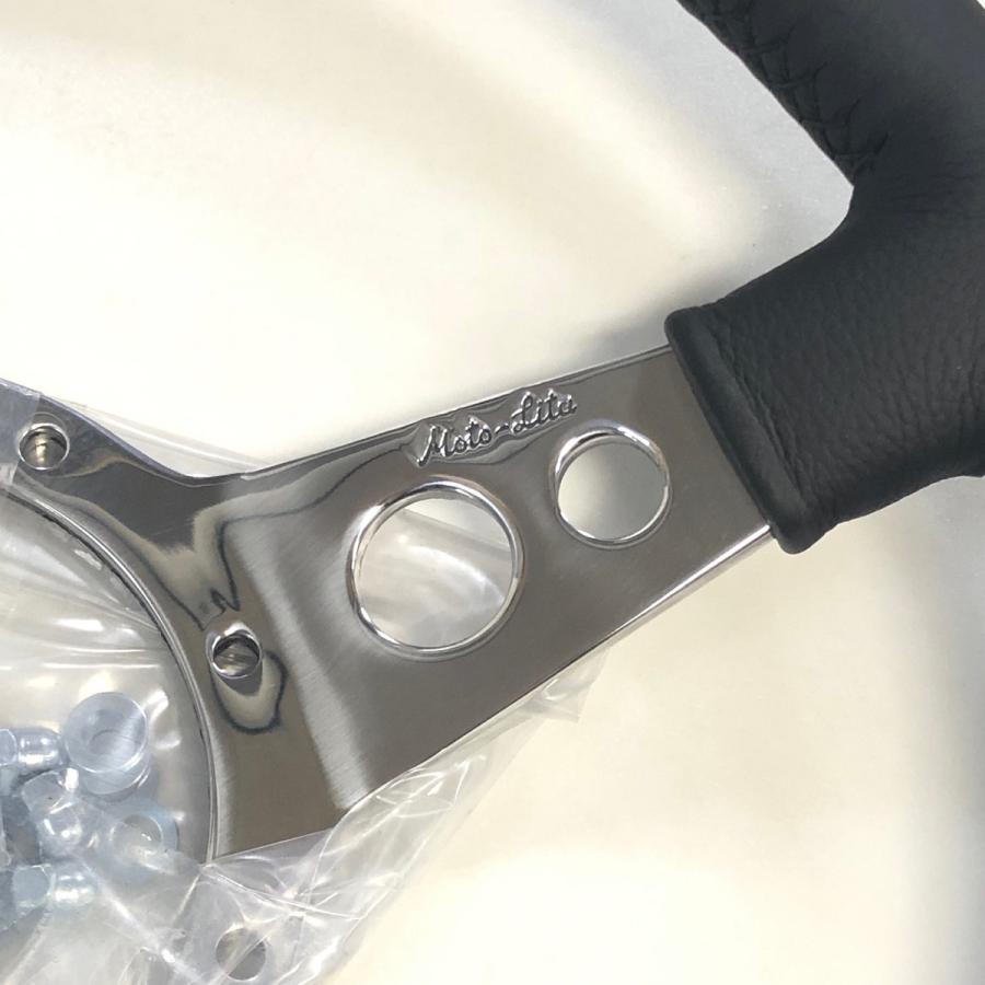 モトリタMK4レザーステアリング・13インチディッシュ : ミニマルヤマ