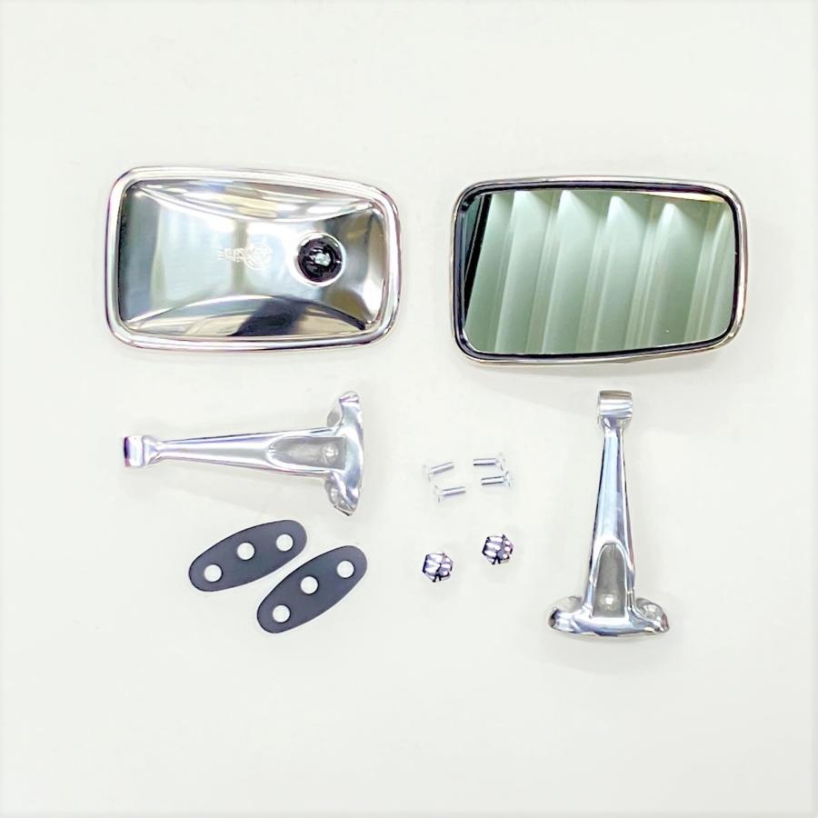 クラシックドアミラーセット スクエア型 : ミニマルヤマ - 通販