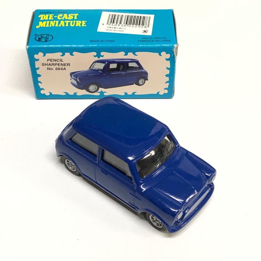 ダイキャスト クラシックミニ ミニカー型鉛筆削り・ブルー : ミニ