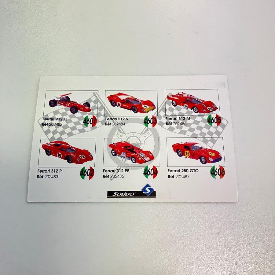 Ferrari（フェラーリ） 新品 現品 SoliDo 1/43 Ferrari 512 S ミニカー