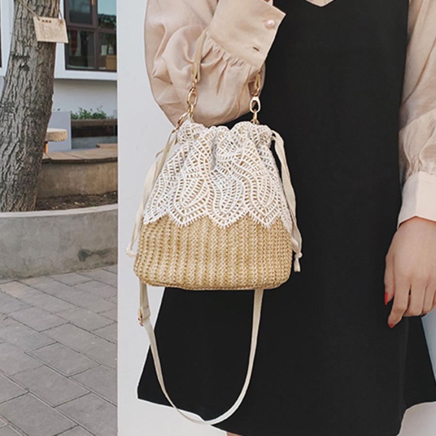 miniministore（ミニミニストア） かごバッグ レース ショルダーバッグ