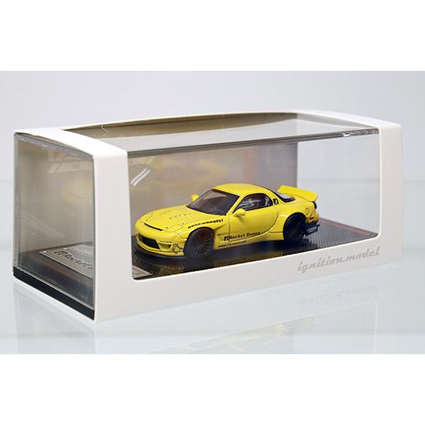 ignition model 1410 Rocket Bunny RX-7 (FD3S) Yellow ロケットバニー