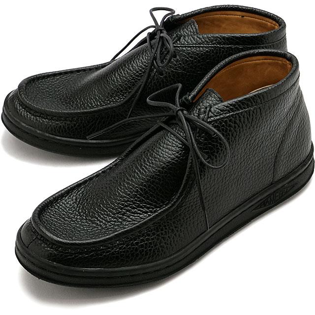 MANEBU（マネブ） レザーシューズ ブーミッド シュリンク MNB-032B-SH