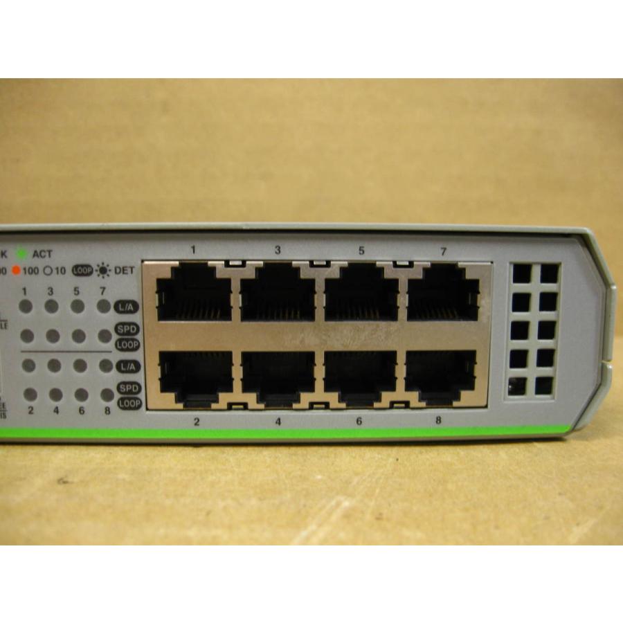 ▽Allied Telesis CentreCOM AT-GS910/8 8ポート ギガビットスイッチ