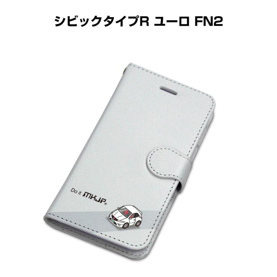 iPhoneケース 手帳タイプ iPhone各種 シビックタイプR ユーロ FN2 ゆう