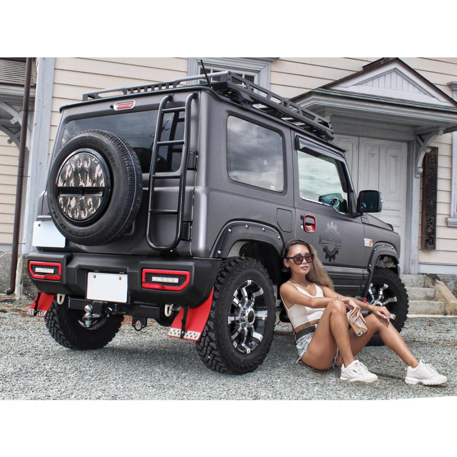 新型 ジムニー JB64W シエラ JB74W スチール製 リアラダー バックドア