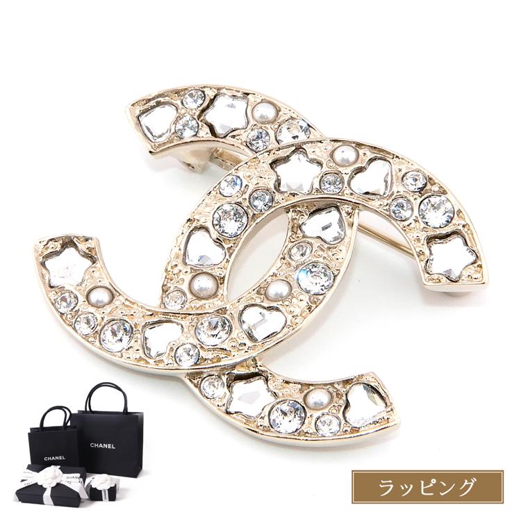 CHANEL ラウンドミラー型ブローチ CHANEL ラウンドミラー型ブローチ