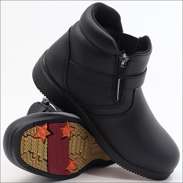 ビーグル レディース ウィンター ショートブーツ BL4501 ブラック