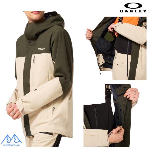 OAKLEY（オークリー） スキーウェア シェルウェア セット カーキ