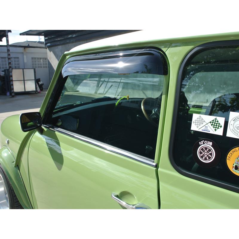 ローバー ミニ ドアバイザー ワイドバイザー ダーク パーツ ローバー