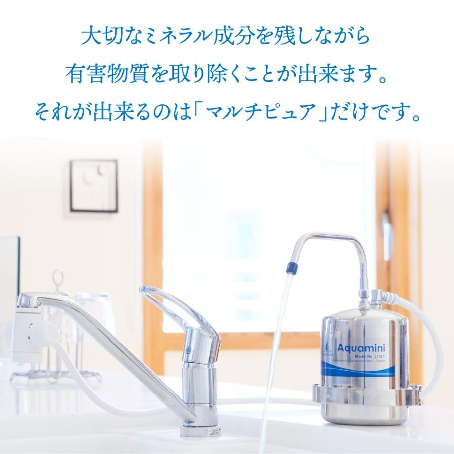 マルチピュア Aquamini 浄水器 ステンレス カウンタートップ 250CT
