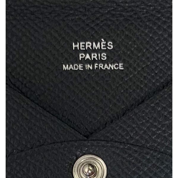 HERMES（エルメス） ≪ 新品 ≫ カードケース カルヴィ ノワール