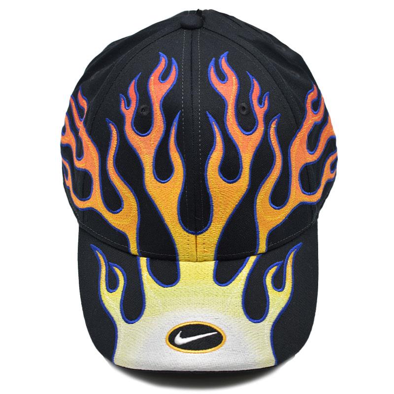 NIKE（ナイキ） CLUB CAP STRUCTURED OG FLAME CAP BLACK ORANGE