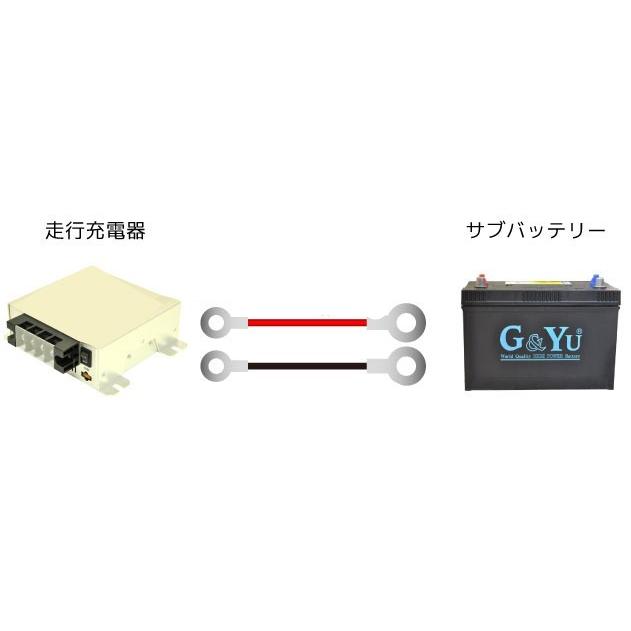 すぐ使えるケーブル付き：走行充電器 60A 12V / NewEra ニューエラー