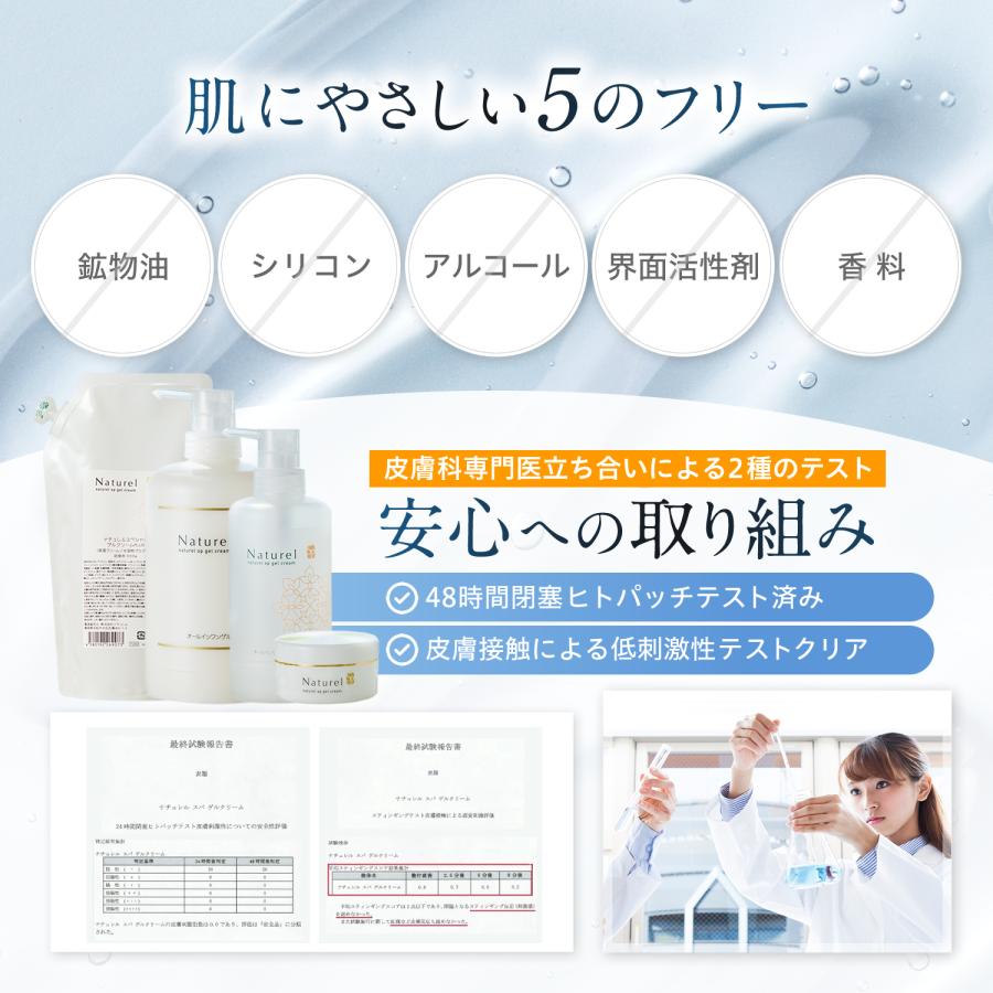 ナチュレルSP ゲルクリームPLUS 550g 詰替 エコポンプ用