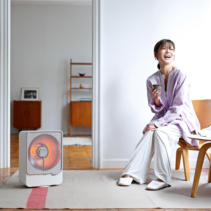 シロカ ヒーター SH-LF151 暖房 省エネ コンパクト首振り チャイルド