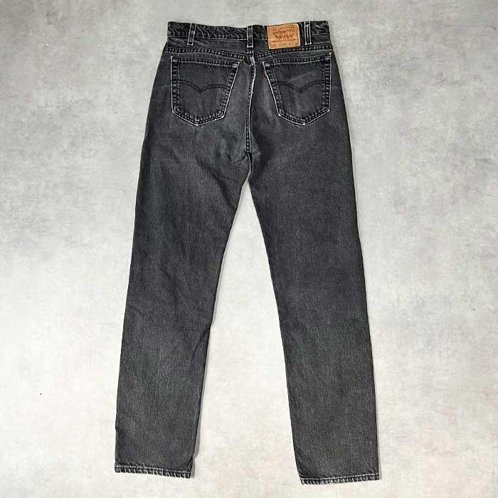 90's Levi's 505 PIECE-DYEING BLACK JEANS MADE IN USA W34L34