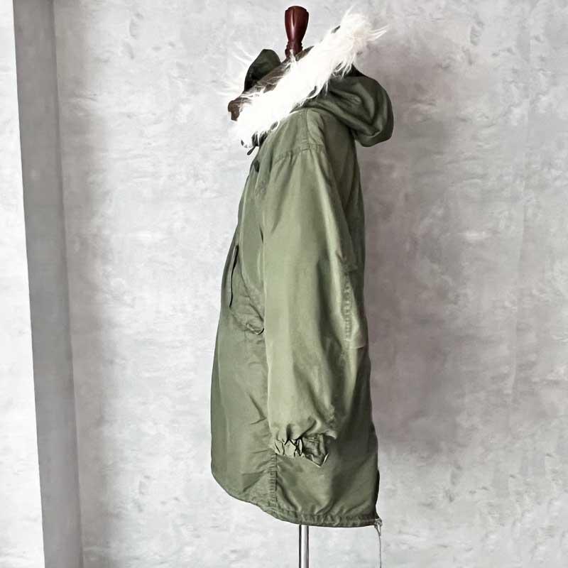 70'S U.S ARMY M-65 Fish Tail Parka Full Set Aluminum Zipper XS 70