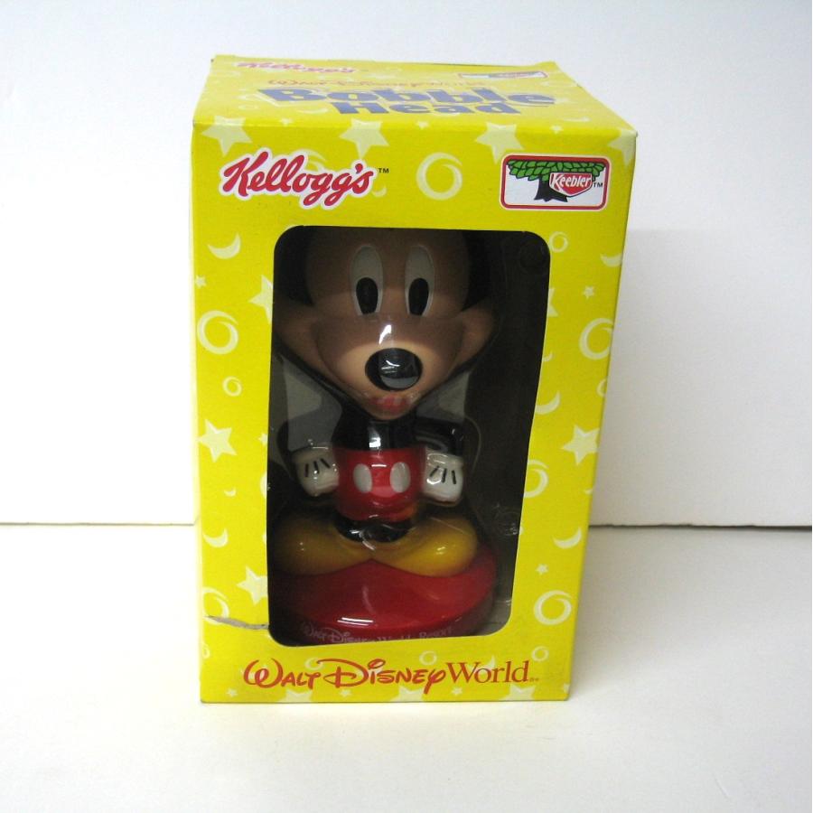 ディズニー ミッキーマウス ボブルヘッド ドール ケロッグ : USプラザ