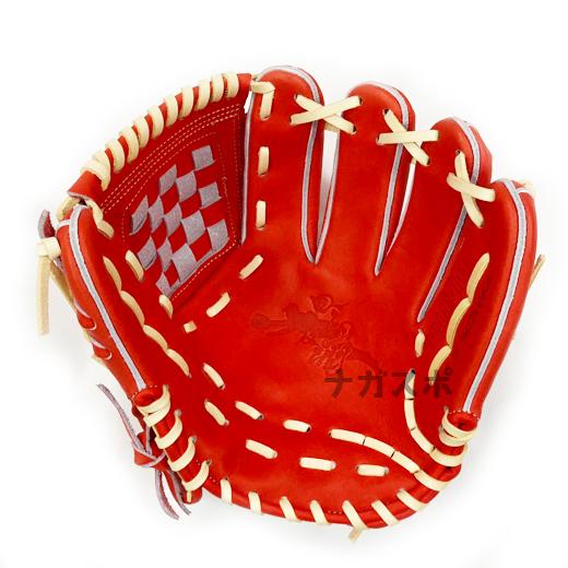 Mago マーゴ 硬式グローブ 内野手用 右投げ 限定モデル MSR‐H03 赤