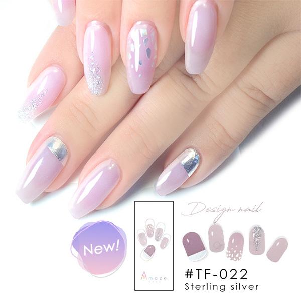 AMAZE 【☆雑誌掲載☆】 ジェルネイルシール 新デザイン AMAZE LILACIL