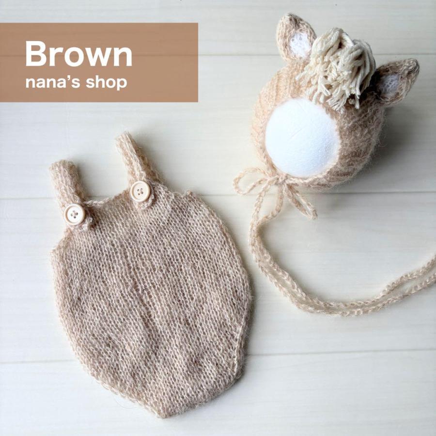 手編み風かごセット【馬】♪ニューボーンフォト撮影衣装 小道具 干支