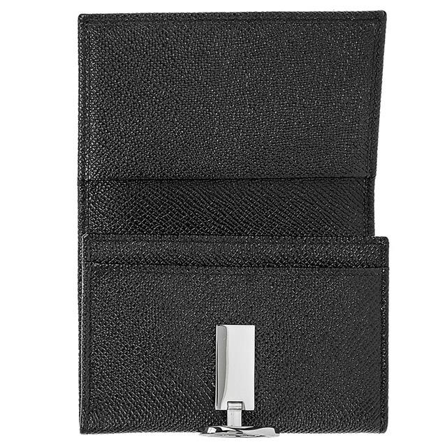 BVLGARI（ブルガリ） 名刺入れ メンズ ブランド レザー 30420GRAIN BLK