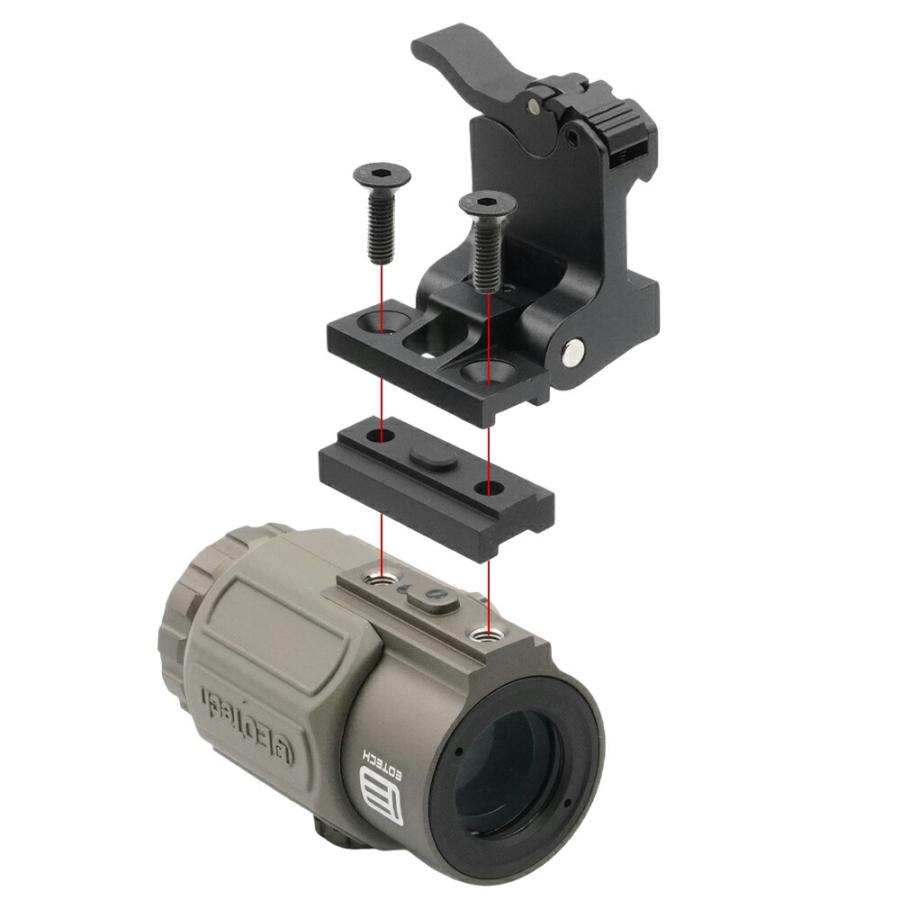 Evolution Gear 製 EOTech G43 マグニファイア 3倍 レプリカ DE クリア