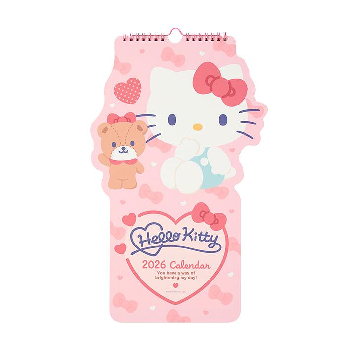 sanrio（サンリオ） ハローキティ 2026年 ダイカット壁かけカレンダー