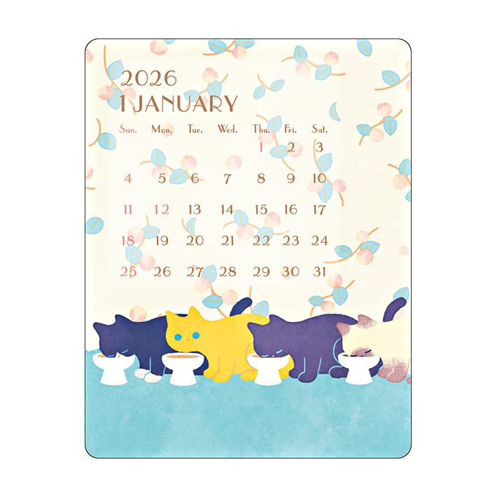 アートプリントジャパン 宮下 和 2026年 アクリルクリップカレンダー